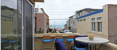 2 nd Floor Deck with Ocean and Sand Views