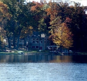 Lake House View in the Fall