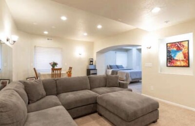 Private 2 Bed 2 Bath Spacious Basement + Garage Parking + 8 miles to DIA