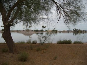 View of nearby Paradise Lake