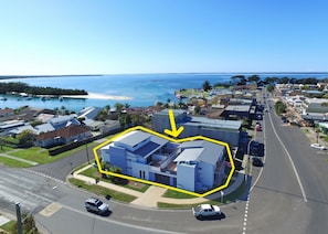 Nautilus Apartments Building on the Main Street (Owen Street) of Huskisson