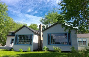 Lakeside Boat Cottage gives Wonderful Water Views from Den and Bedroom windows.