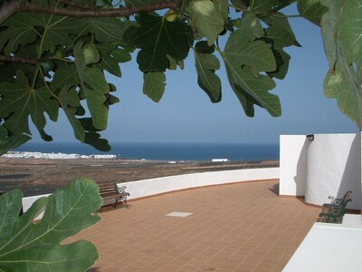 Rural apartment near beach with lovely views.....