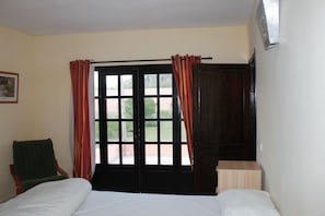 Vié depuis la chambre du bungalow