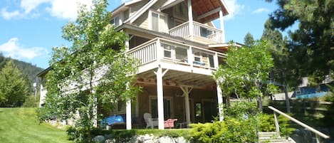 View of the cabin from the beach!