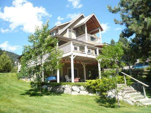 View of the cabin from the beach!