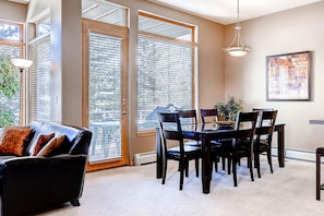 Dining room (old couch shown)