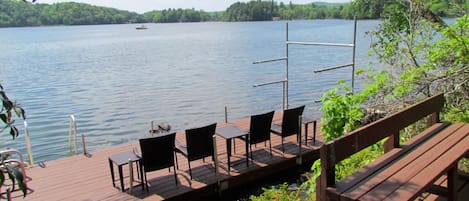 Private dock. Canoes, kayaks, stand up paddleboards & floats all included.
