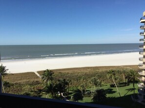 Vue sur la plage ou l’océan