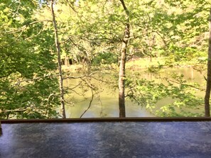 Blick von der Unterkunft