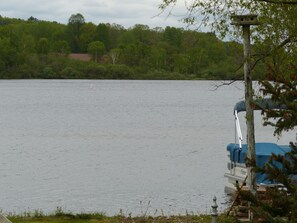Quiet end of the lake and undeveloped view across lake