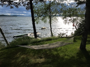 Hammock view is pretty spectacular! Bring a book.