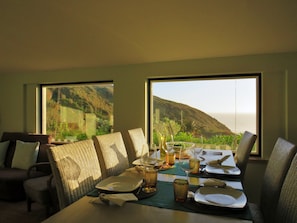 Dining area with ocean view