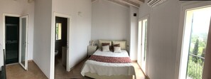 Bedroom and bathroom