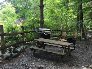 Large outdoor seating area