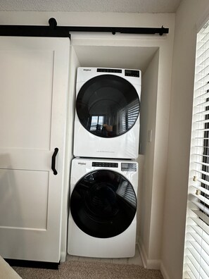 Full size washer and dryer