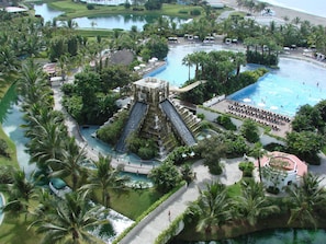 Grand Mayan Slide and pool