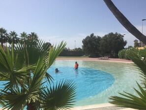 Public Pool is open in the season.