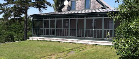 The cottage with full front screen porch