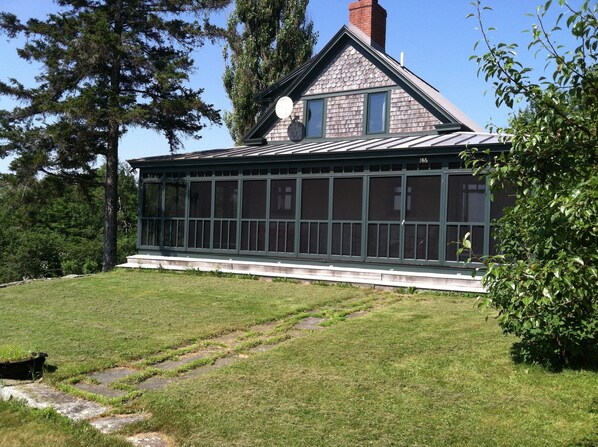 The cottage with full front screen porch