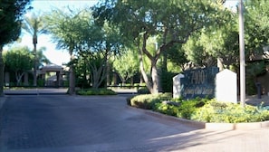 Private gated entrance to the subdivision 7400 at Gainey Ranch