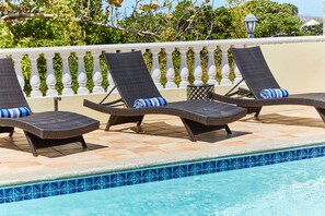 Lounge by the pool of The Villa.