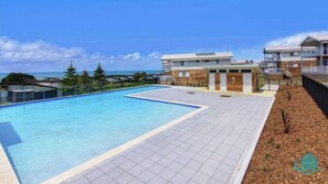 Resort style communal pool