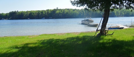 300 ft. of beautiful lake frontage. Dock for you boats and jet skies.