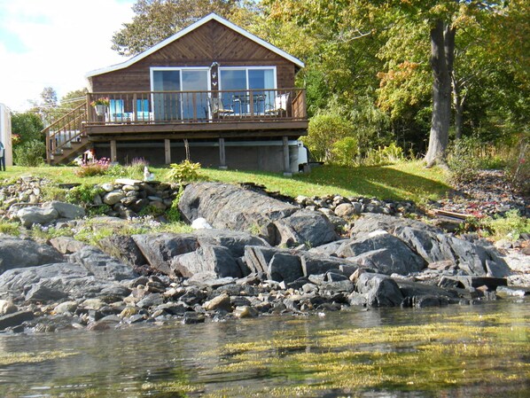 Cottage from water