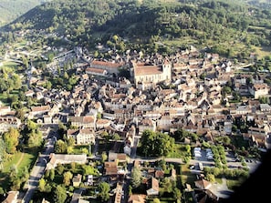the lovely picturesque village of st cyprien with its XII century abbaye 