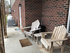 Outside sitting area