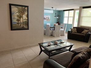 Dining and Living Room Area.