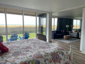 Floor to ceiling windows - View to Gulf