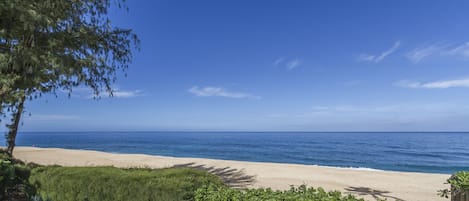 Beautiful white sandy beach