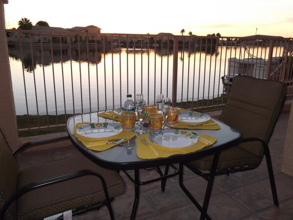 lakeside patio