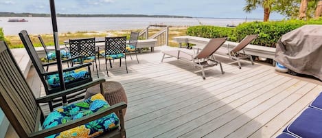 Back Deck at 43 Lands End