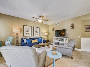 Living Room with SMART TV at 608 Barrington Park