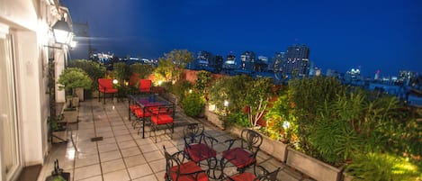 The Terrace At Night