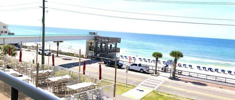 Feel the Gulf breeze while you relax on the balcony.