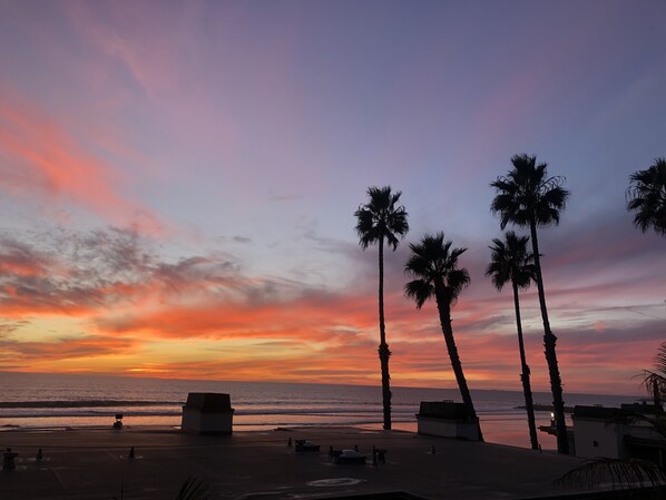 View from our balcony.  No filter.