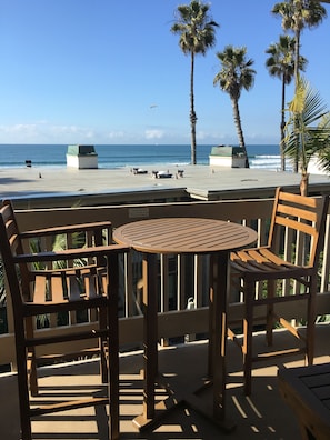 View from our balcony.