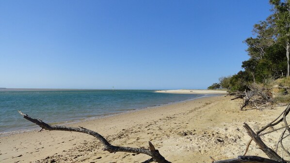 Beach access is only 50 steps from the backyard.