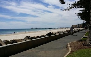 esplanade along Glenelg beachfront