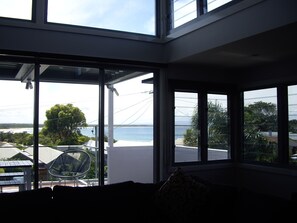 View from upstairs lounge