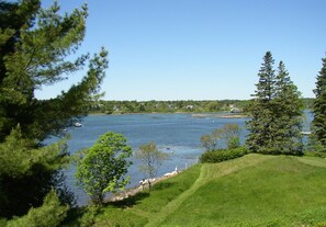 View from the private balcony