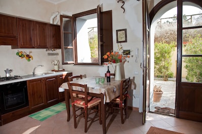 Village location - restaurant -  private parking - WiFi - 30 mins to the sea