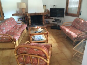 The lounge area
