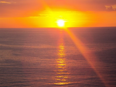 Wohnung mit Blick auf Sunset in Tropea klaren Tagen können Stomboli sehen