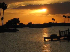 Enjoy the beautiful sunsets right from your own backyard!
