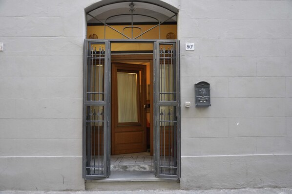 The entrance